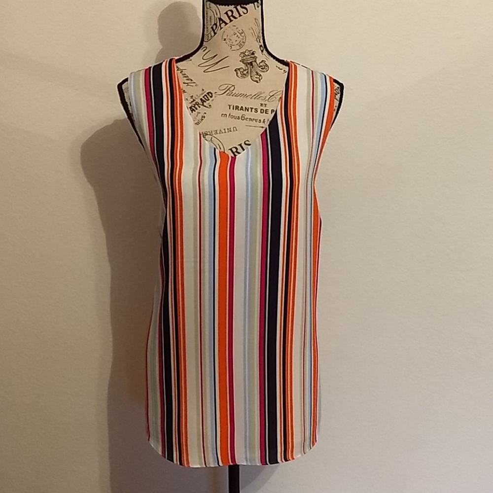 Multi Colored Sleeveless Top, NWT